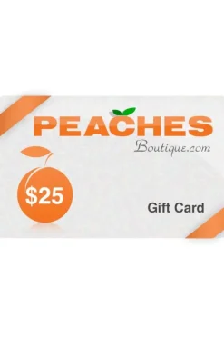 $25 PeachesBoutique.com Gift Card