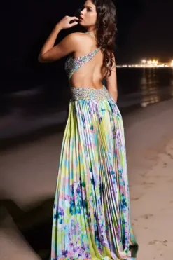 A Line Charmeuse Dress 38733