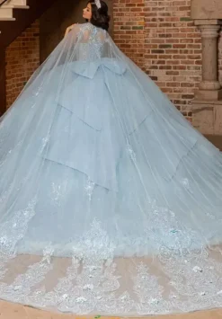 Cape only. Dress sold seperately.