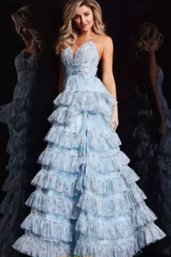 Long Tulle A Line Dress 36571