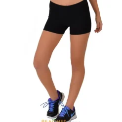 Metallic Booty Shorts for Short Dresses