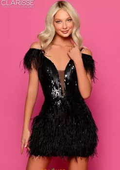 Open Back Fitted Dress 30303