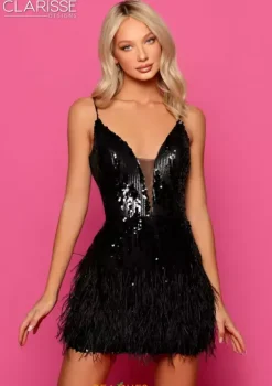 Open Back Fitted Dress 30303