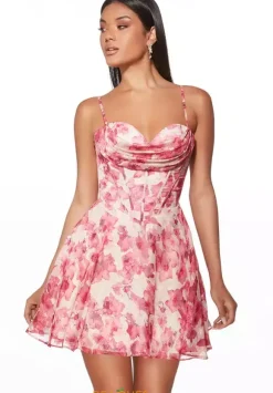 Organza Short A Line Dress 30033