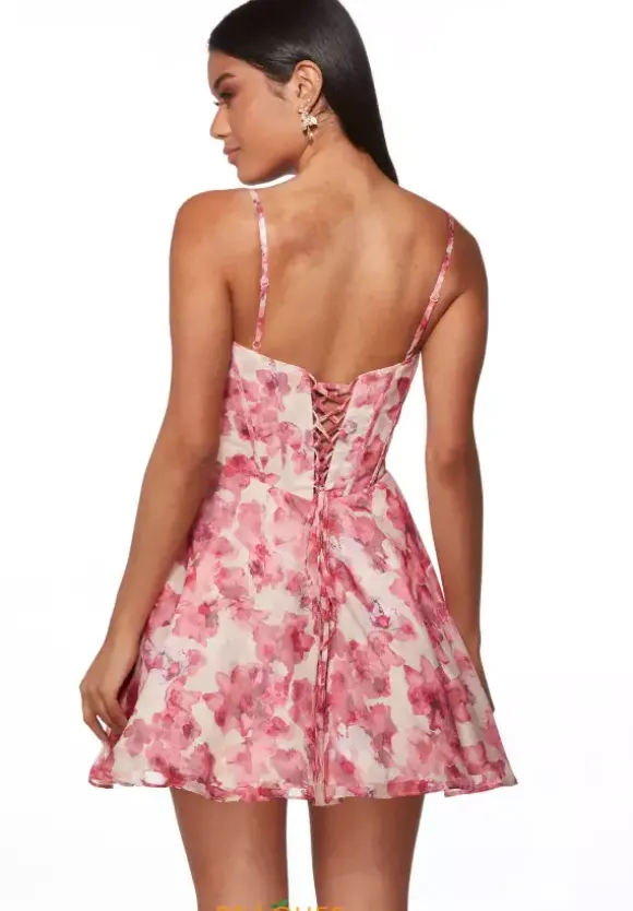 Organza Short A Line Dress 30033