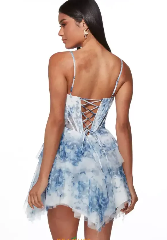 Scoop Neckline A Line Dress 30056