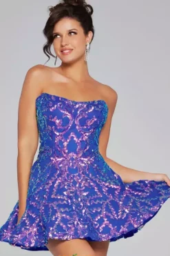 Sequins A Line Dress 39927