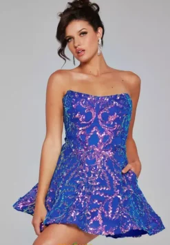 Sequins A Line Dress 39927