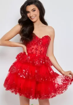 Sequins A Line Tulle Dress 1625