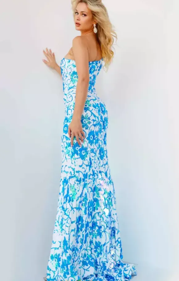 Single Shoulder Long Dress 08256