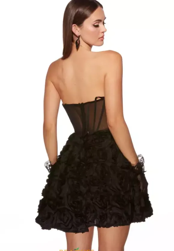 Strapless Corset A Line Dress 30079