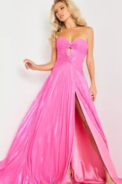Strapless Long A Line Dress 36461
