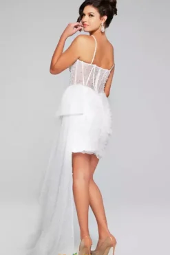 Sweetheart Fitted Overskirt Dress 42368