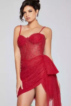 Sweetheart Fitted Overskirt Dress 42368