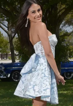 Sweetheart Neckline A Line Dress 1717