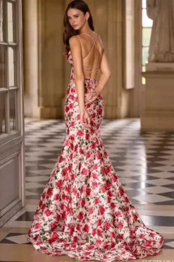 V Neckline Mermaid Dress 57720